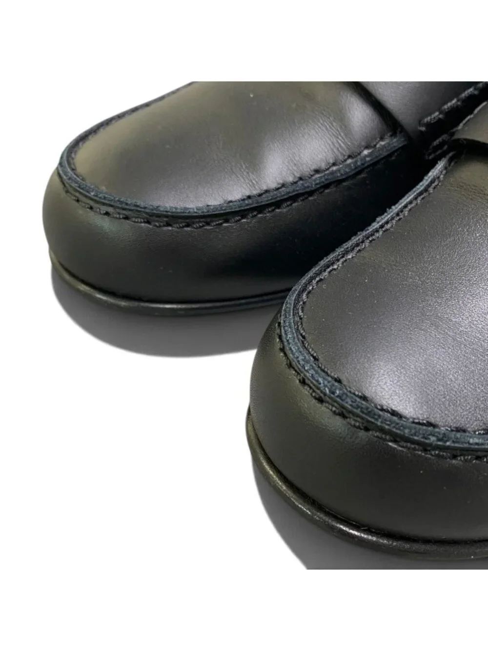 Hermes I1 Chunkyheels Pumps Black Leather Heels